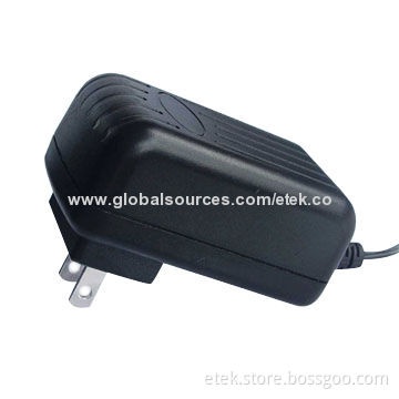 AC/DC Switching Adapter, 2.8 to 24V Output Voltage, 47 to 63Hz Input Frequency Range